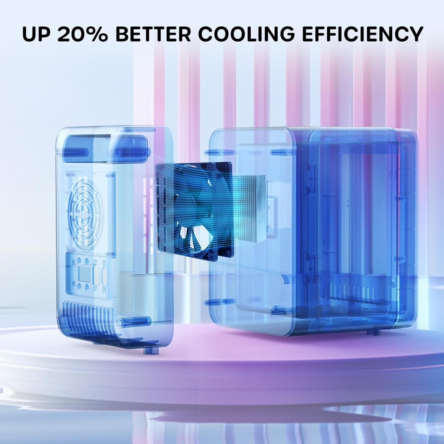 Mini Skincare Fridge with LED Mirror, 4L/6Can Skin Care Fridge for Makeup Cosmetic Beauty, Small Refrigerator for Bedroom Office Dorm Car, Cooler & Warmer, White